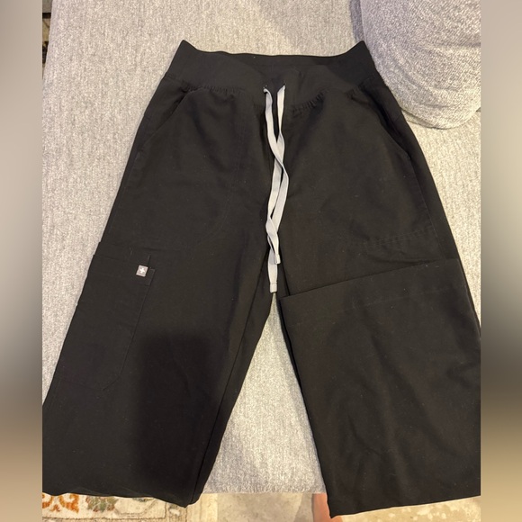 Black Drawstring Pants - Picture 1 of 3